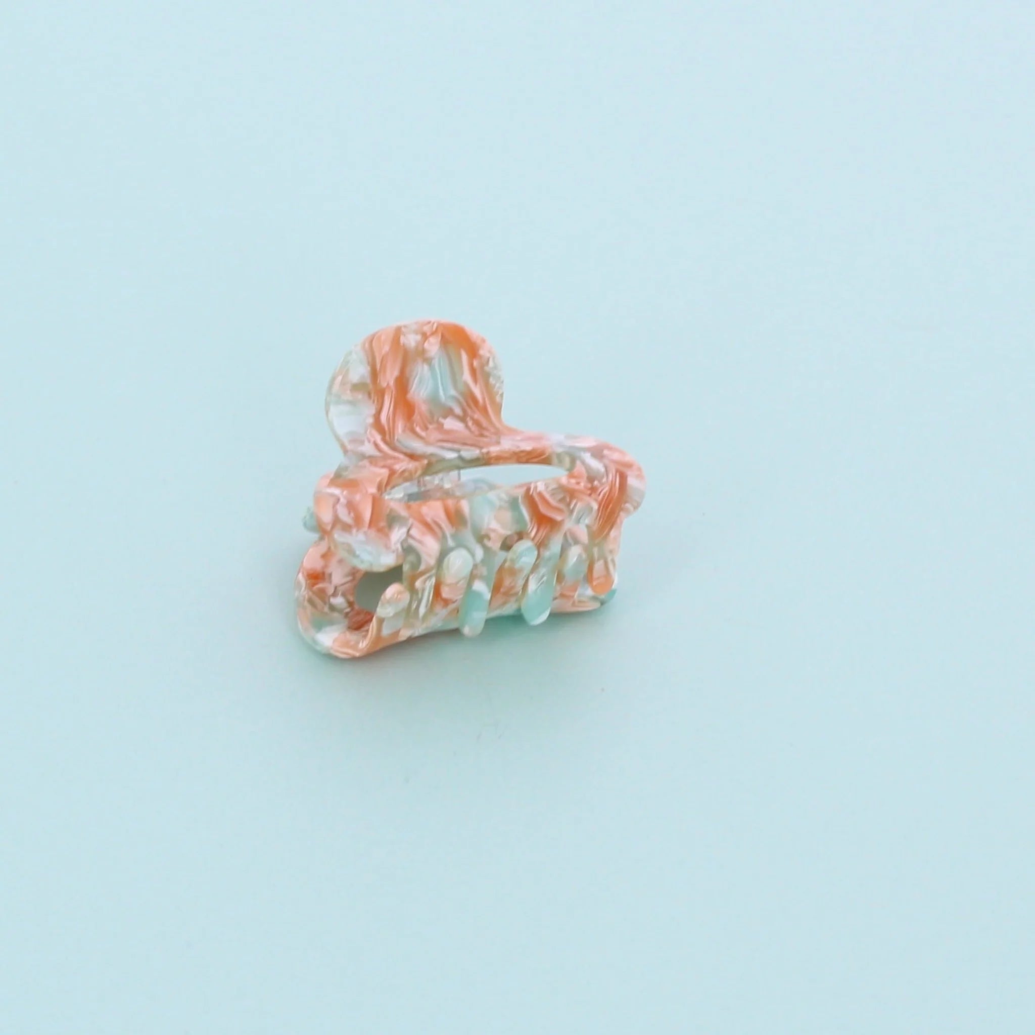 Millie Mae "Milky Marble" Duck Egg Small Claw Clip