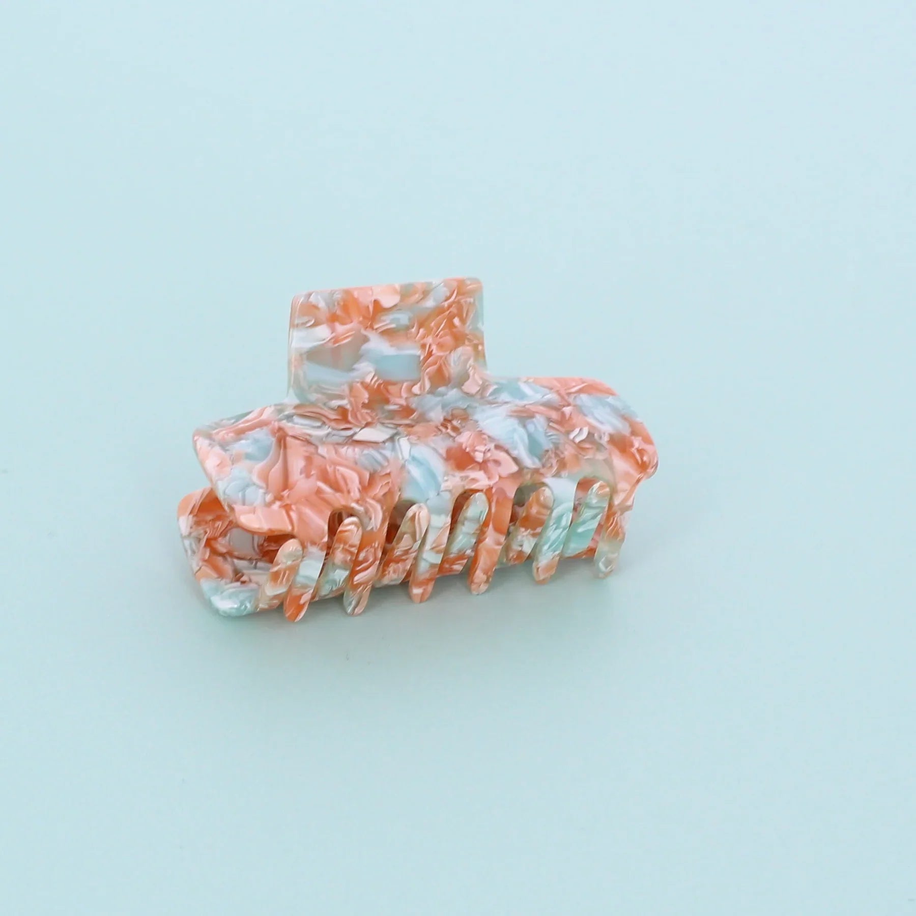 Millie Mae "Milky Marble" Duck Egg Large Claw Clip