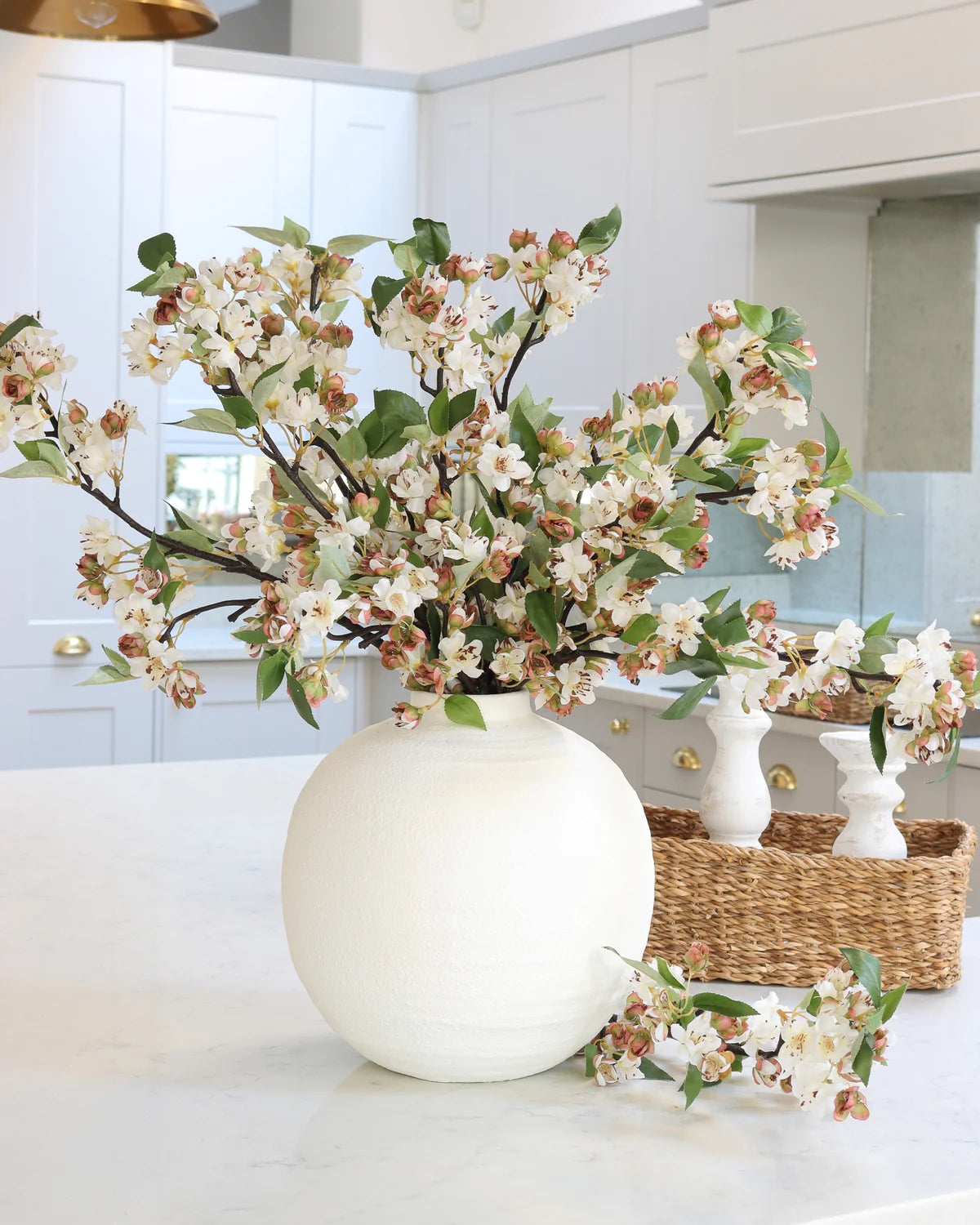 Hill Interiors Artificial Single Stem "English Blossom Branch"