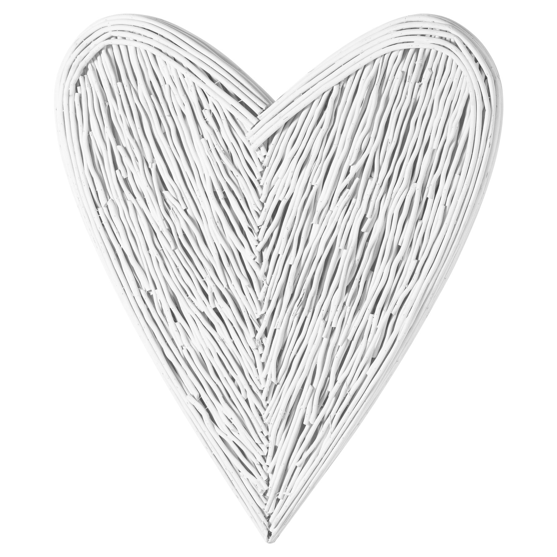 Hill Interiors Large White Willow Branch Heart