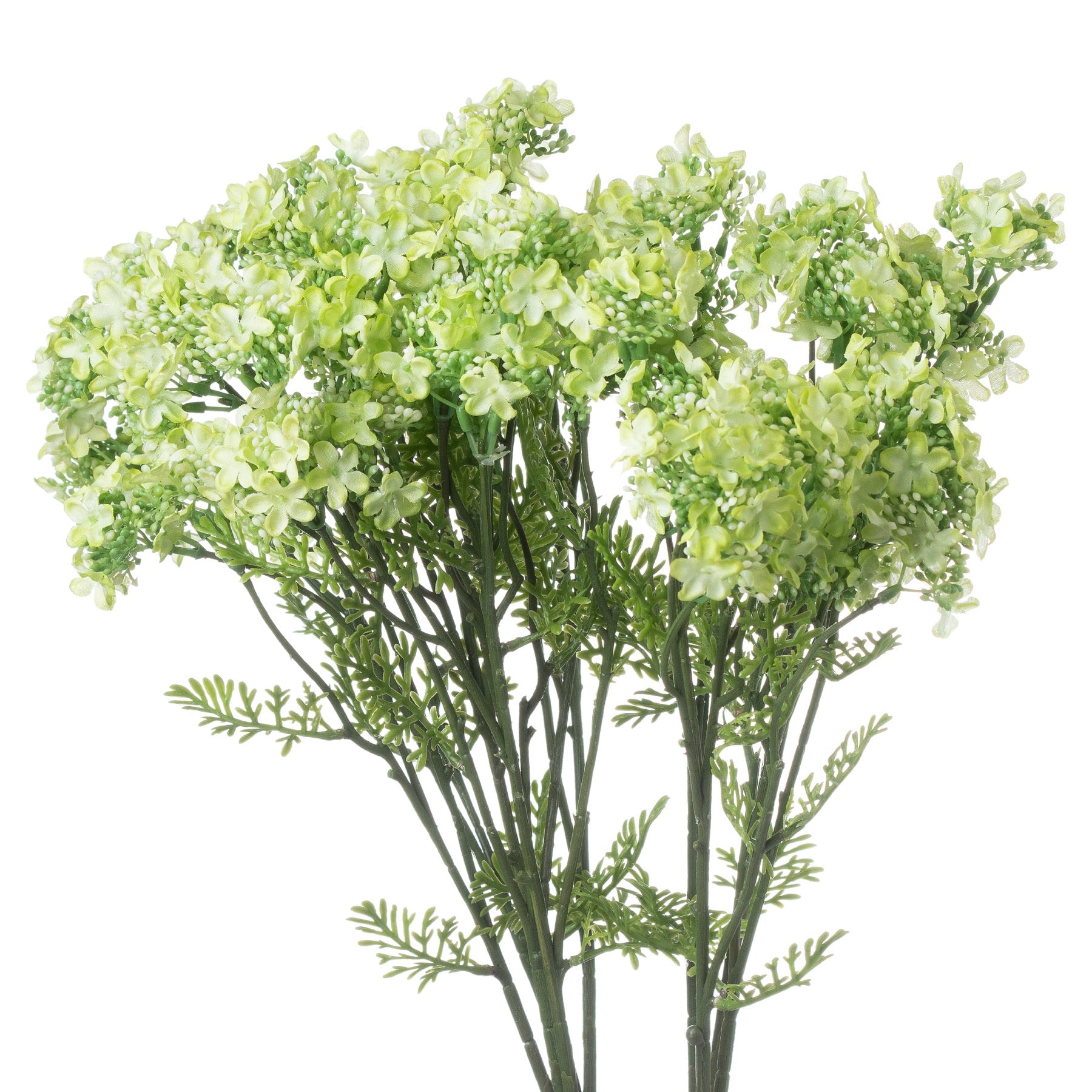 Hill Interiors Artificial "Green Plumb Blossom" Spray