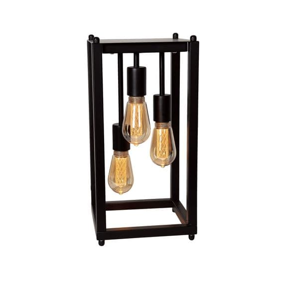 Straits Trading "Triple Hanging Filament" Table Lamp