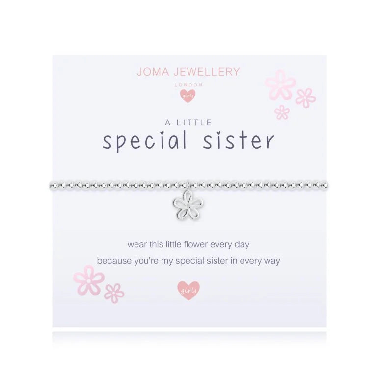 Joma Jewellery Children's "Special Sister" Silver Bracelet