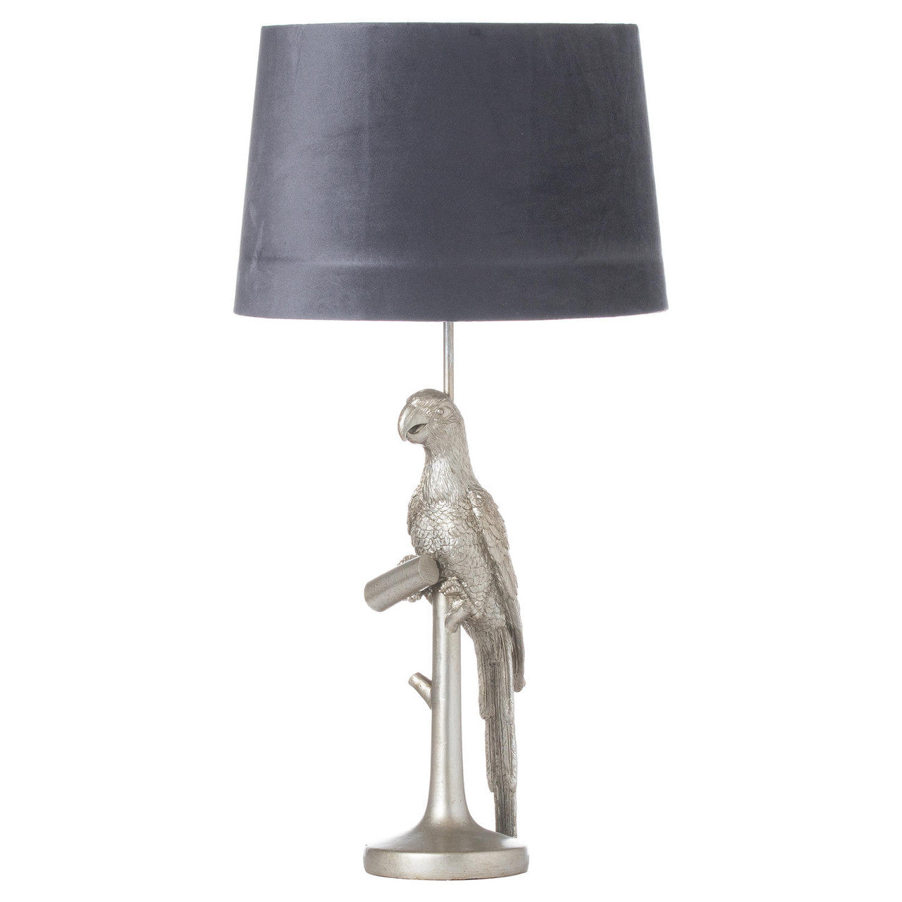 Hill Interiors Silver "Percy The Parrot" Table Lamp