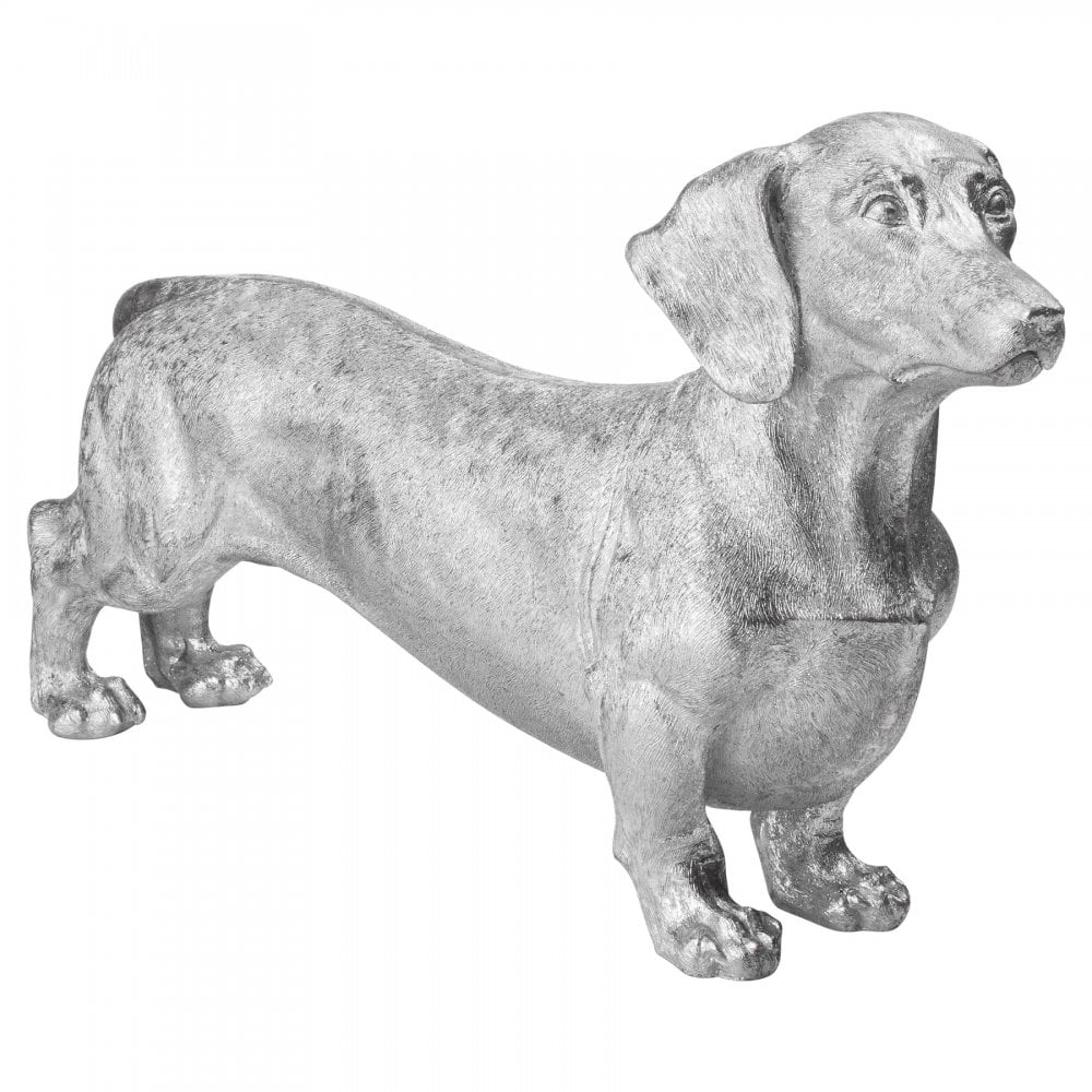 Hill Interiors Silver Dachshund Dog "Buddy"
