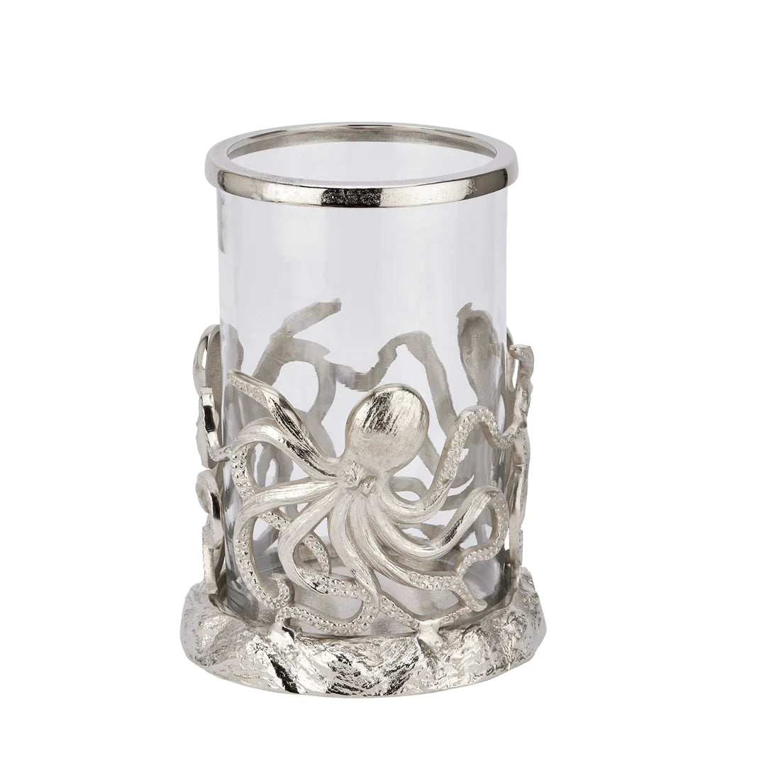 Hill Interiors "Octopus" Candle Hurricane Lantern