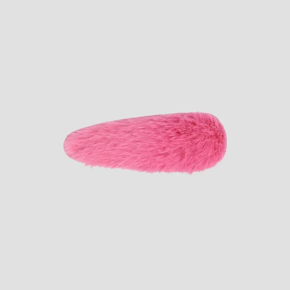 Millie Mae Dark Pink "Fur Clip"