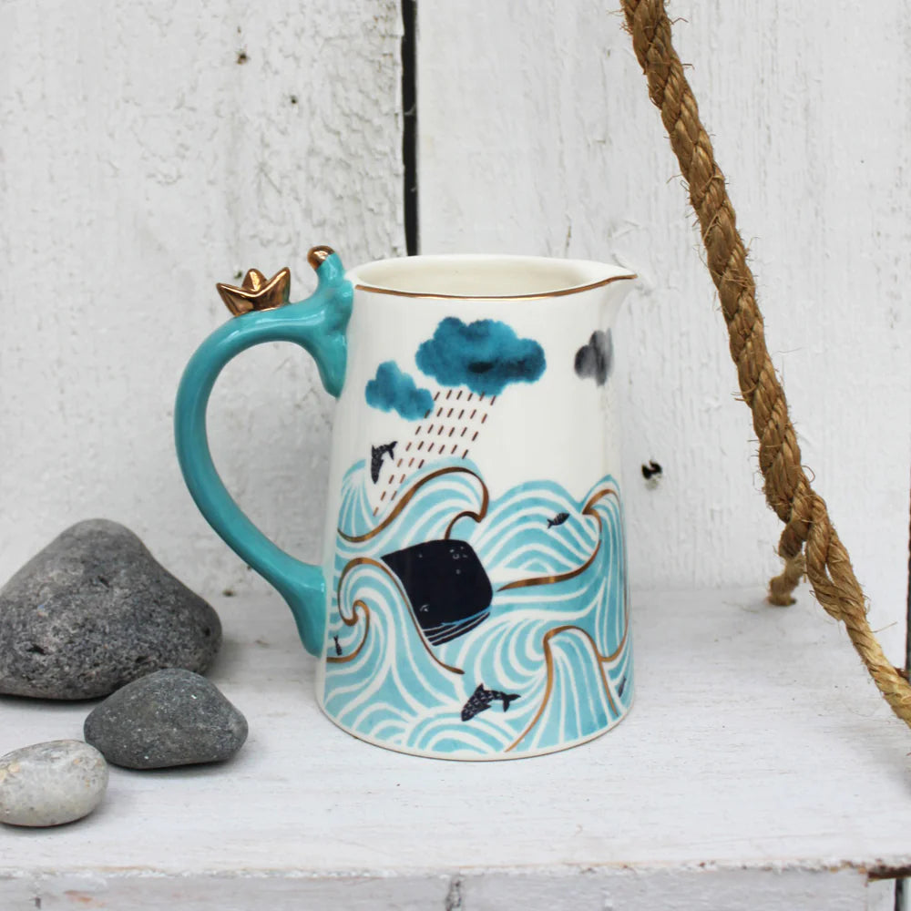 House Of Disaster Whale Porcelain Milk Jug