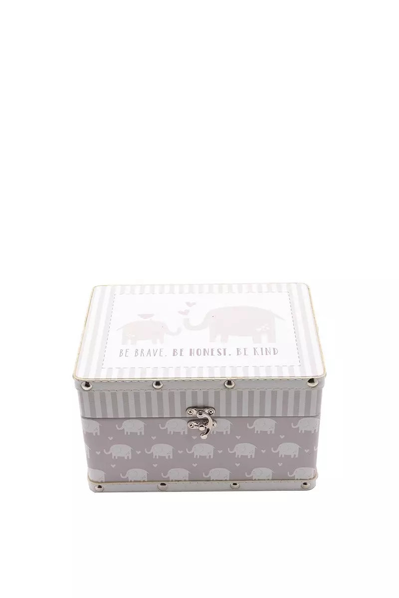 Petit Cheri Set Of Two "Neutral" Elephant Luggage Boxes