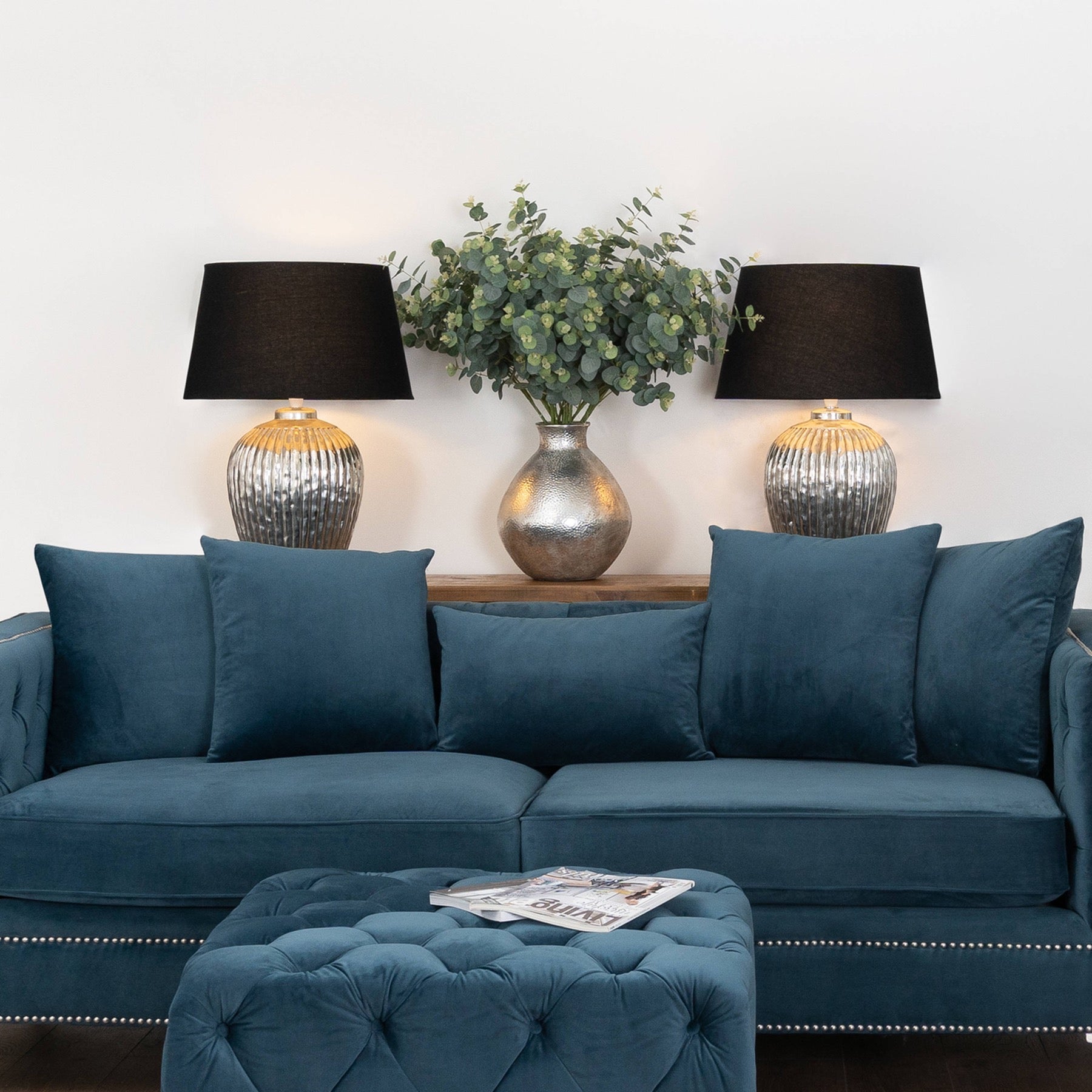 Hill Interiors Artificial "Eucalyptus Spray"