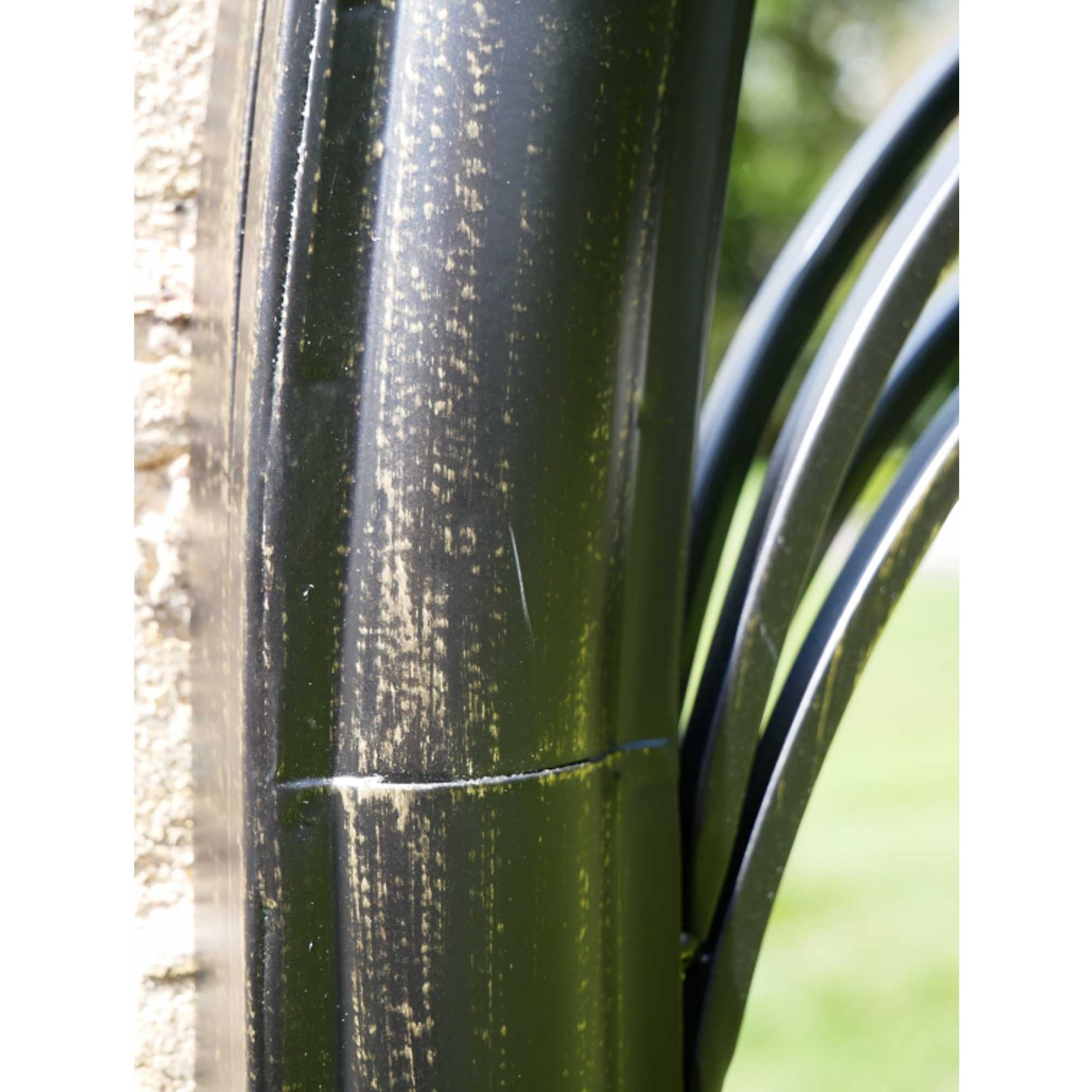 Dutch Imports Black "Arch" Glass Mirror