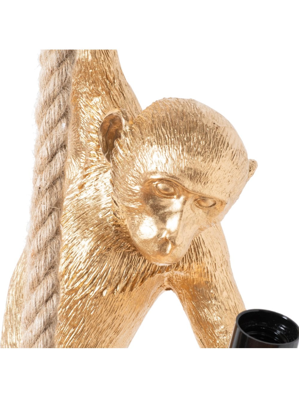 Hill Interiors "George The Monkey" Hanging Gold Light