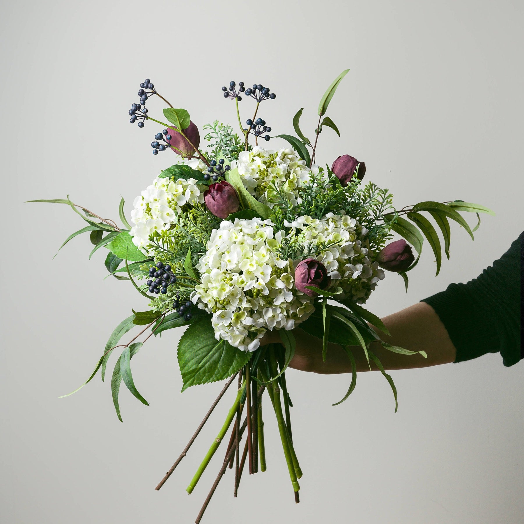 Hill Interiors Artificial Single Stem "Viburnum Berry"