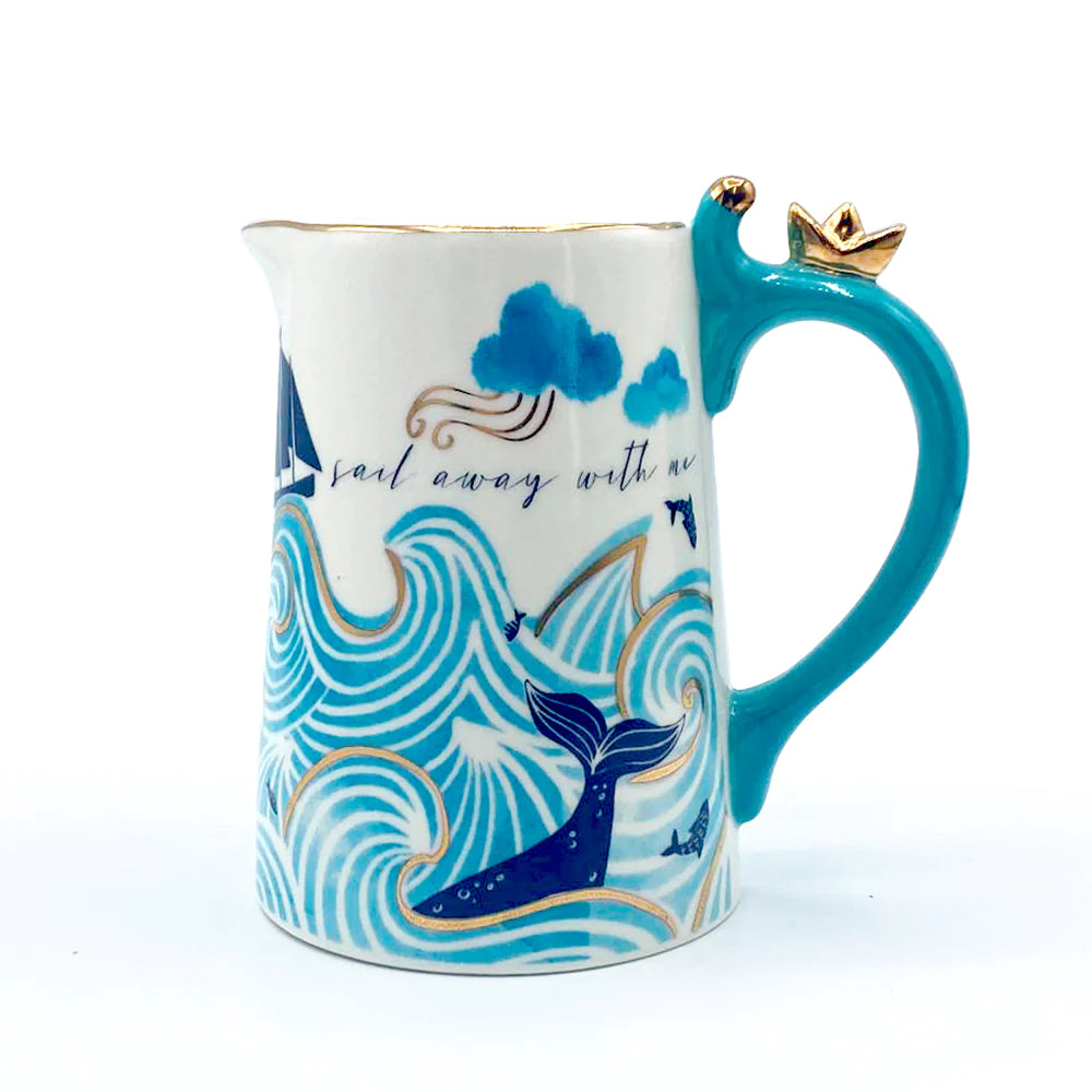 House Of Disaster Whale Porcelain Milk Jug