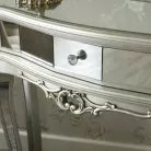 Hill Interiors Mirrored "Argente Half Moon" Console Table
