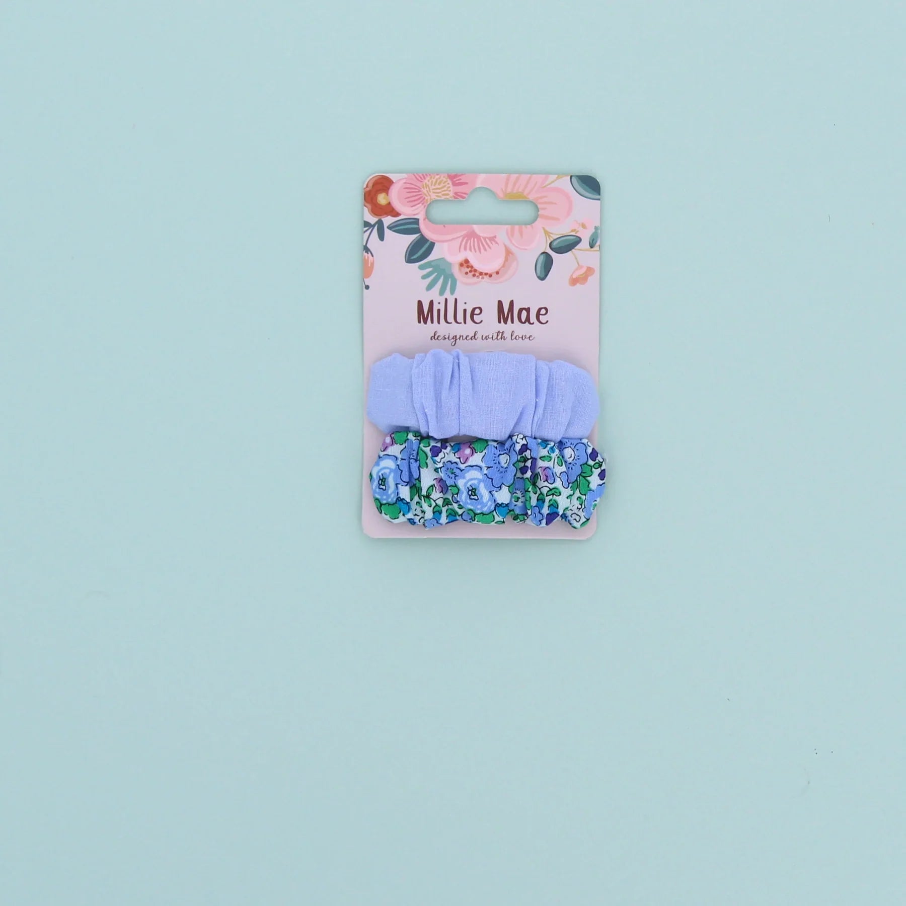 Millie Mae Set Of 2 "Blue Polly" Hair Clips