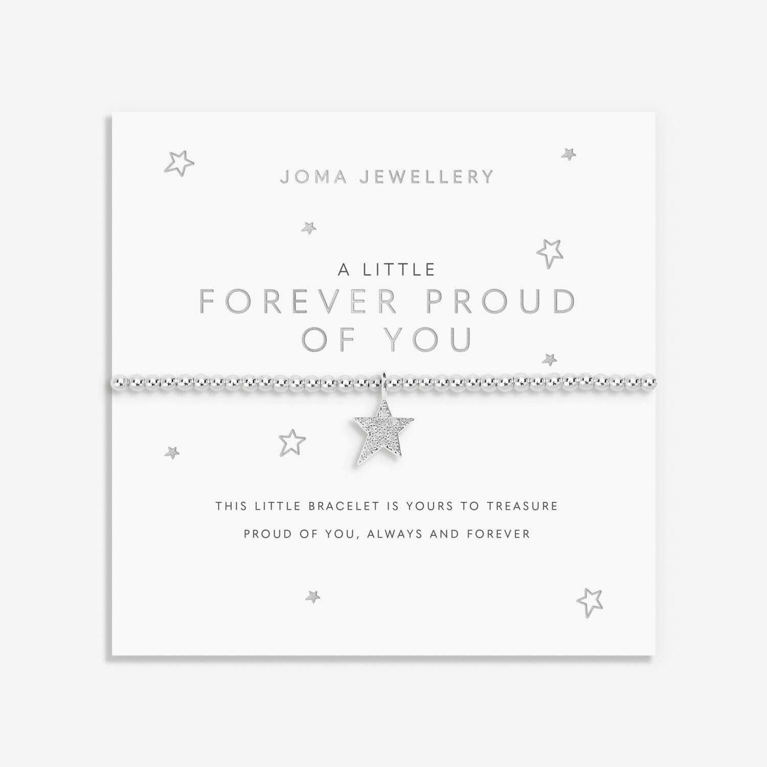 Joma Jewellery "Forever Proud Of You" Silver Bracelet