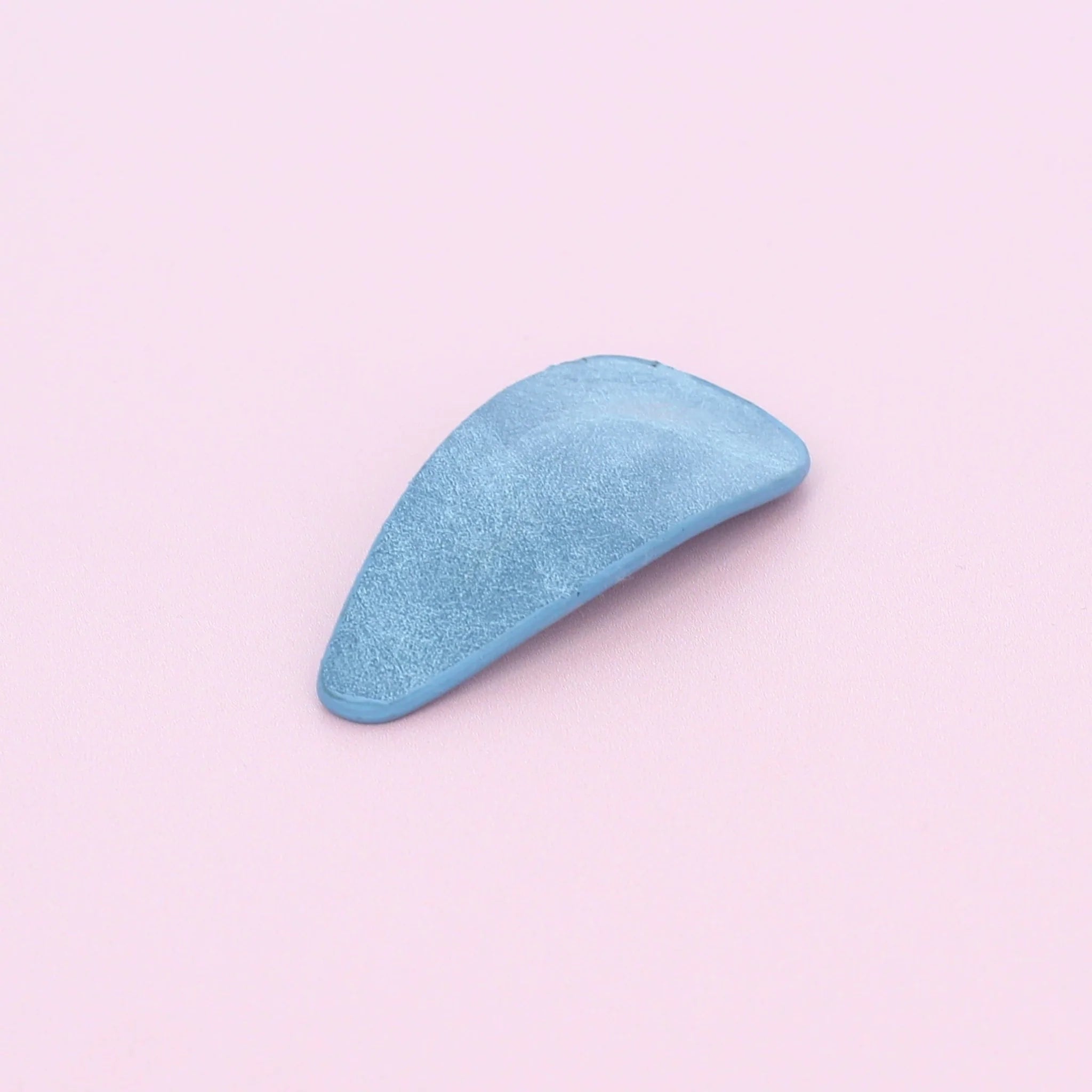 Millie Mae Faux Leather "Pale Blue" Hair Clip