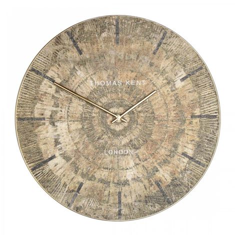 Thomas Kent "Gold Starburst" 50cm Clock SHOP SOILED
