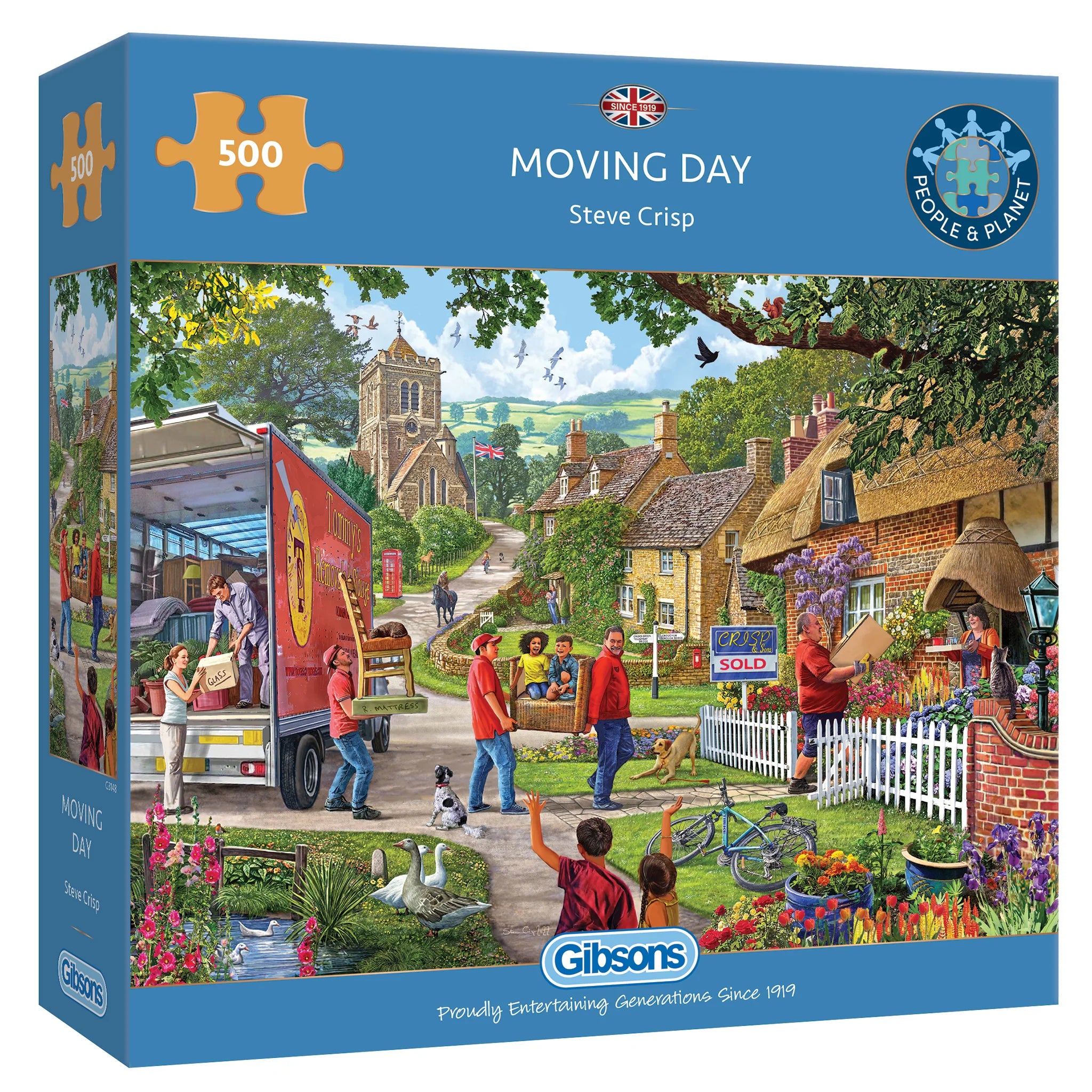 Gibson Games 500 Piece Jigsaw "Moving Day"