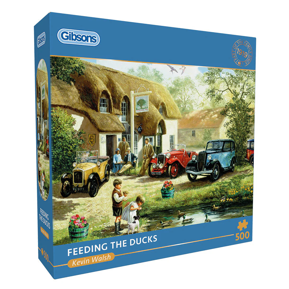 Gibson Games 500 Piece Jigsaw "Feeding The Ducks"