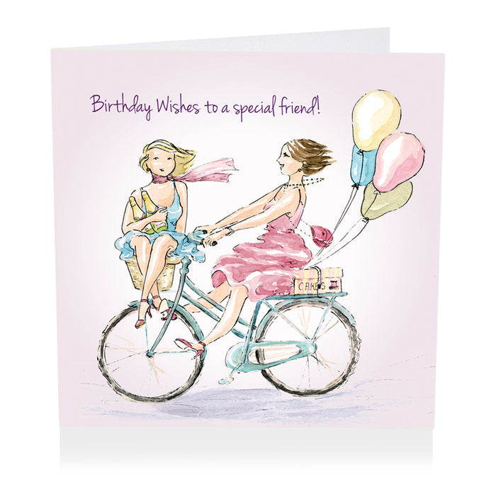 "Birthday Wishes To A Special Friend" Art Beat Greeting Card