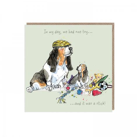 "In My Day" Art Beat Greeting Card