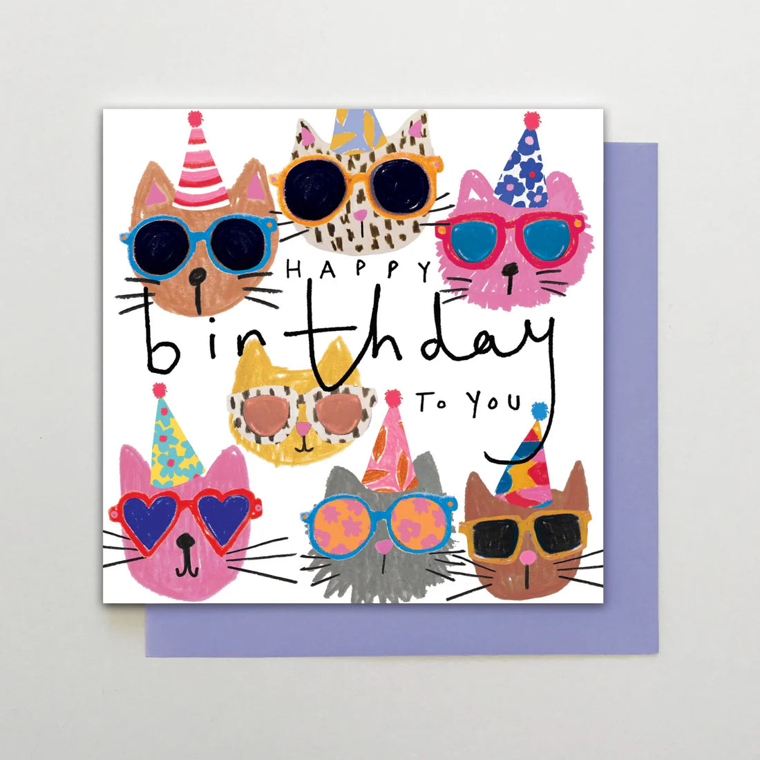 Cool Birthday Cats Card