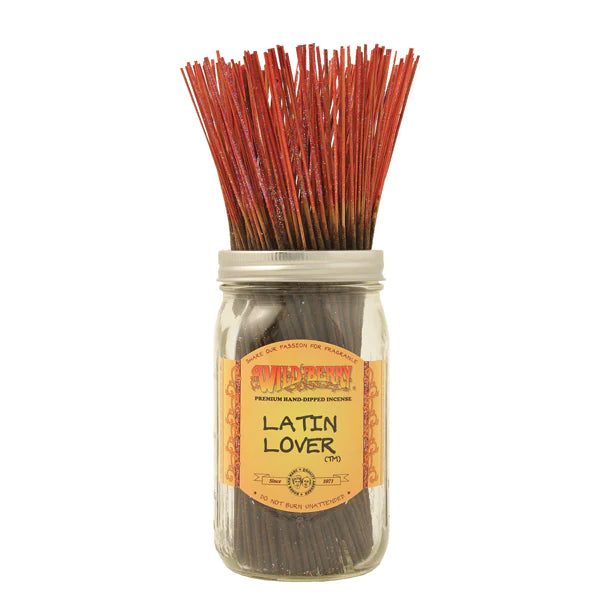 10 Wild Berry Incense Sticks 11" "Latin Lover"
