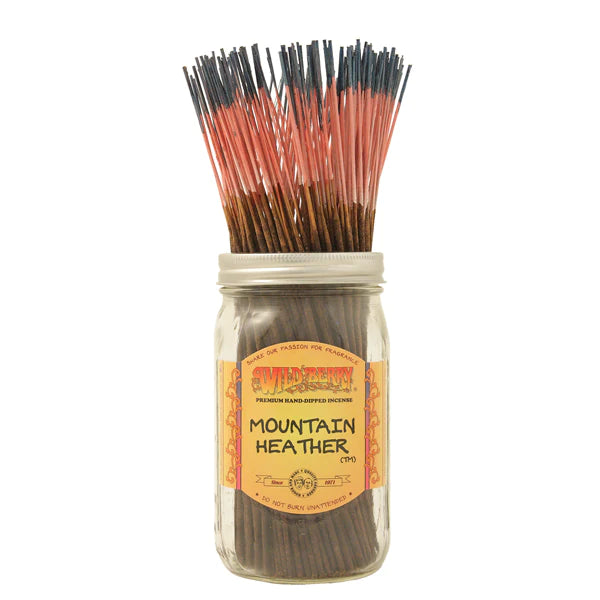 10 Wild Berry Incense Sticks 11" "Mountain Heather"