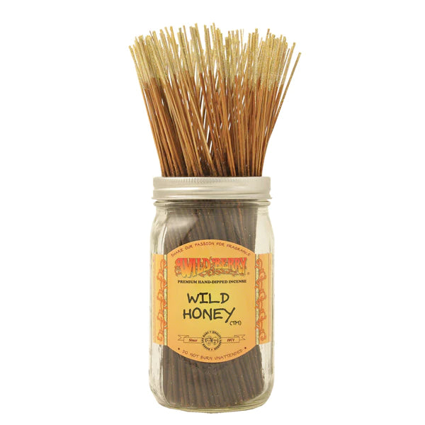 10 Wild Berry Incense Sticks 11" "Wild Honey"