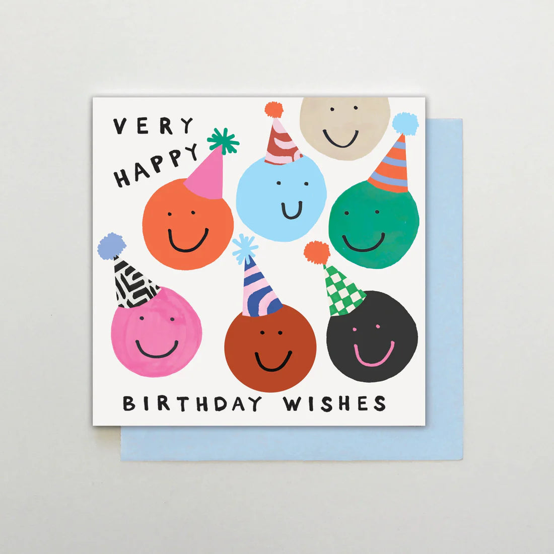 Happy Faces - Birthday Card