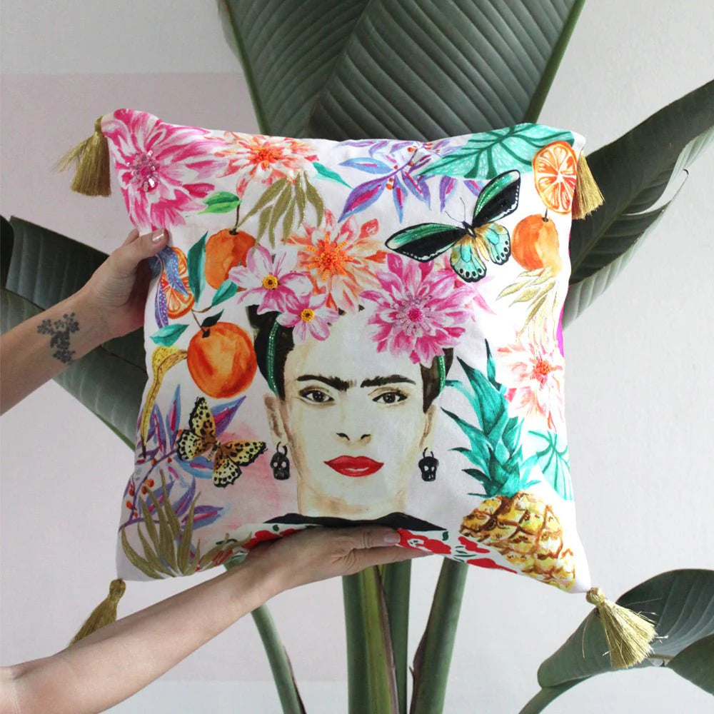 House Of Disaster "Frida Kahlo" 18" Cushion