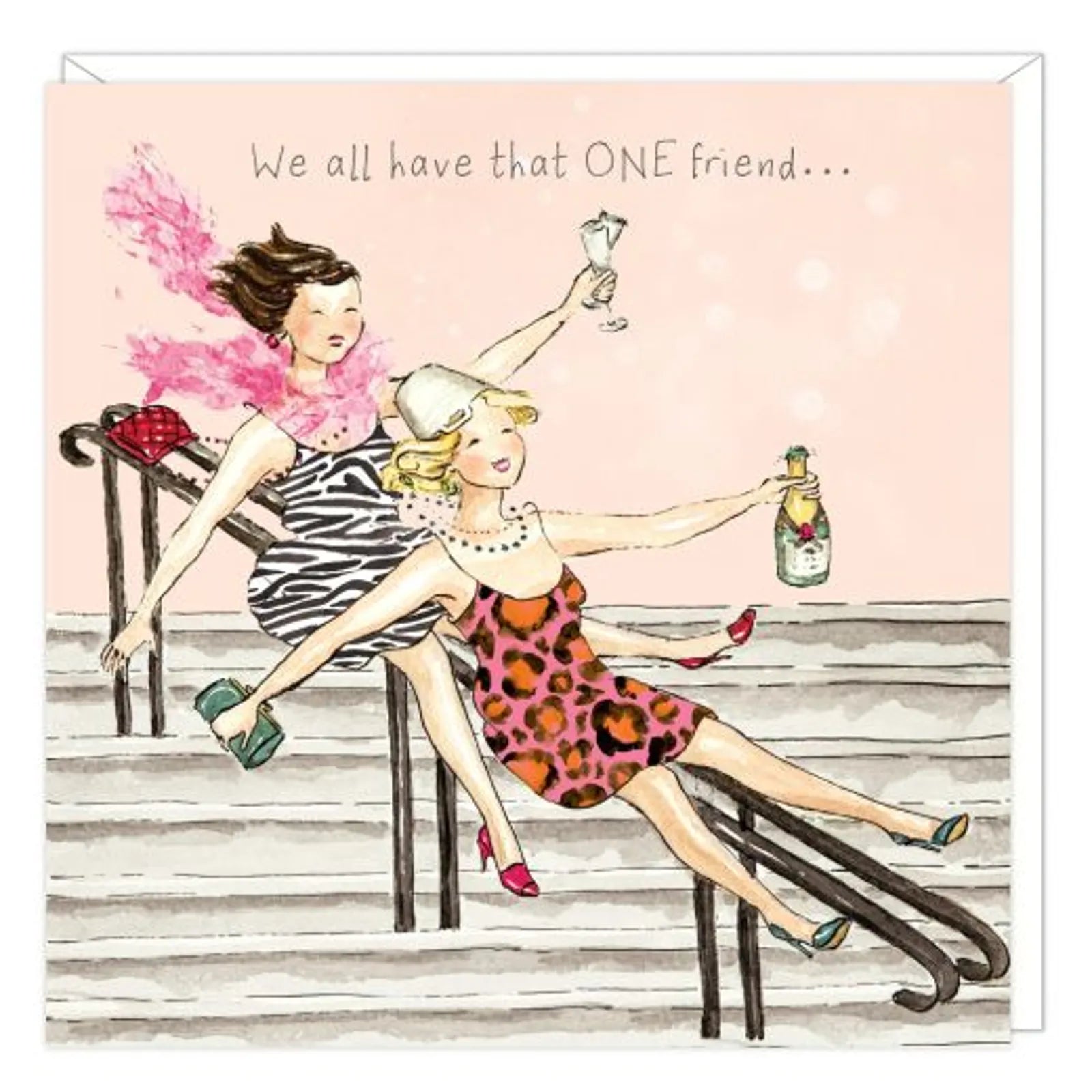 "That One Friend" Art Beat Greeting Card