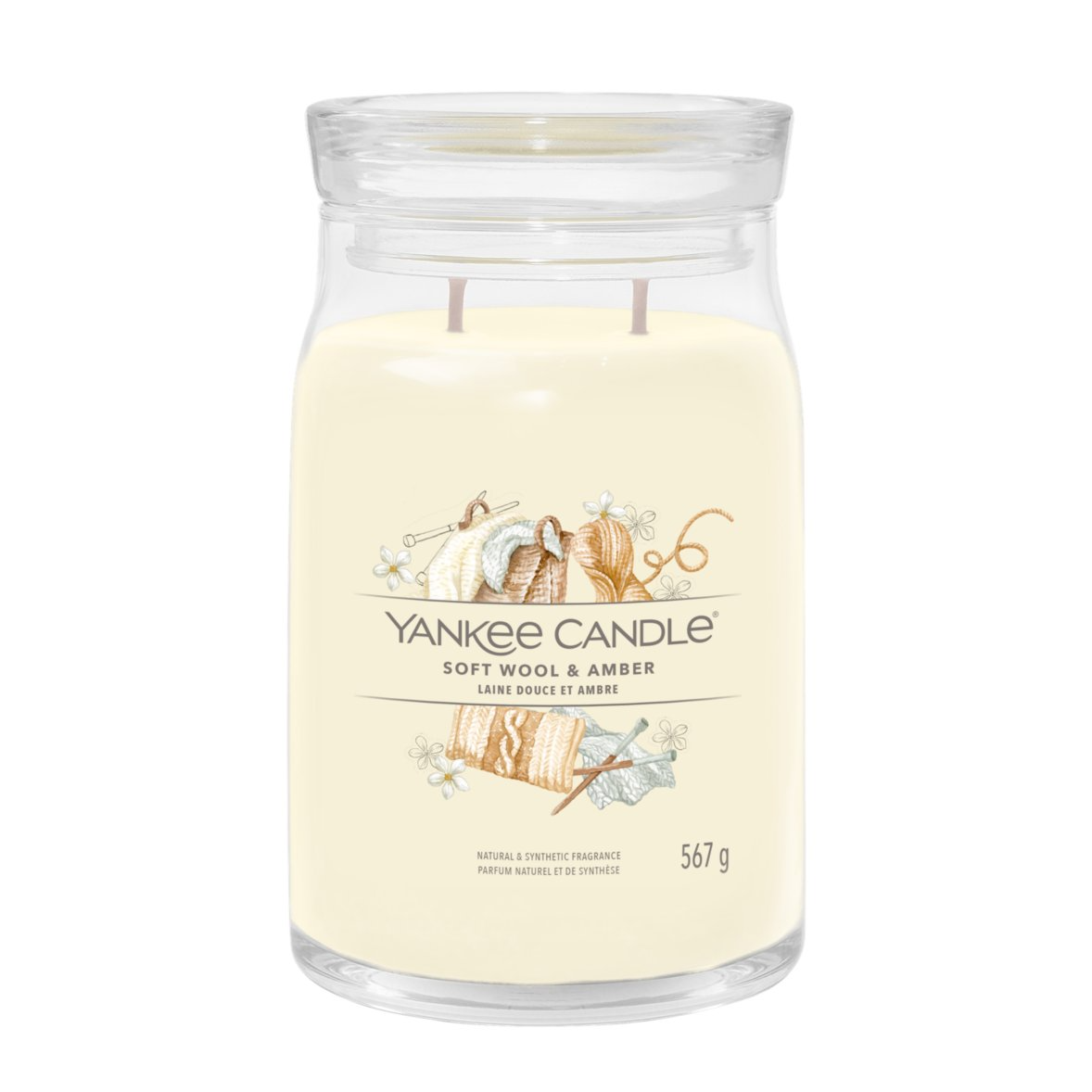 Yankee Candle "Soft Wool And Amber" Signature Large Jars