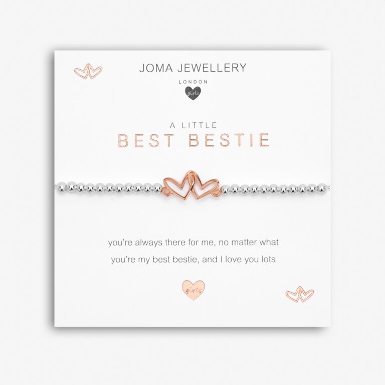 Joma Jewellery Children's "Best Bestie" Silver Bracelet