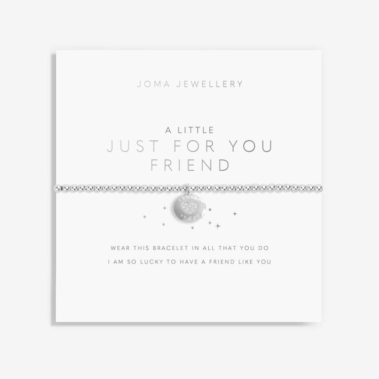 Joma Jewellery "Just For You Friend" Silver Bracelet