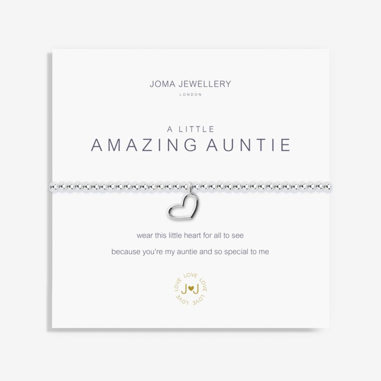 Joma Jewellery "Amazing Auntie" Silver Bracelet