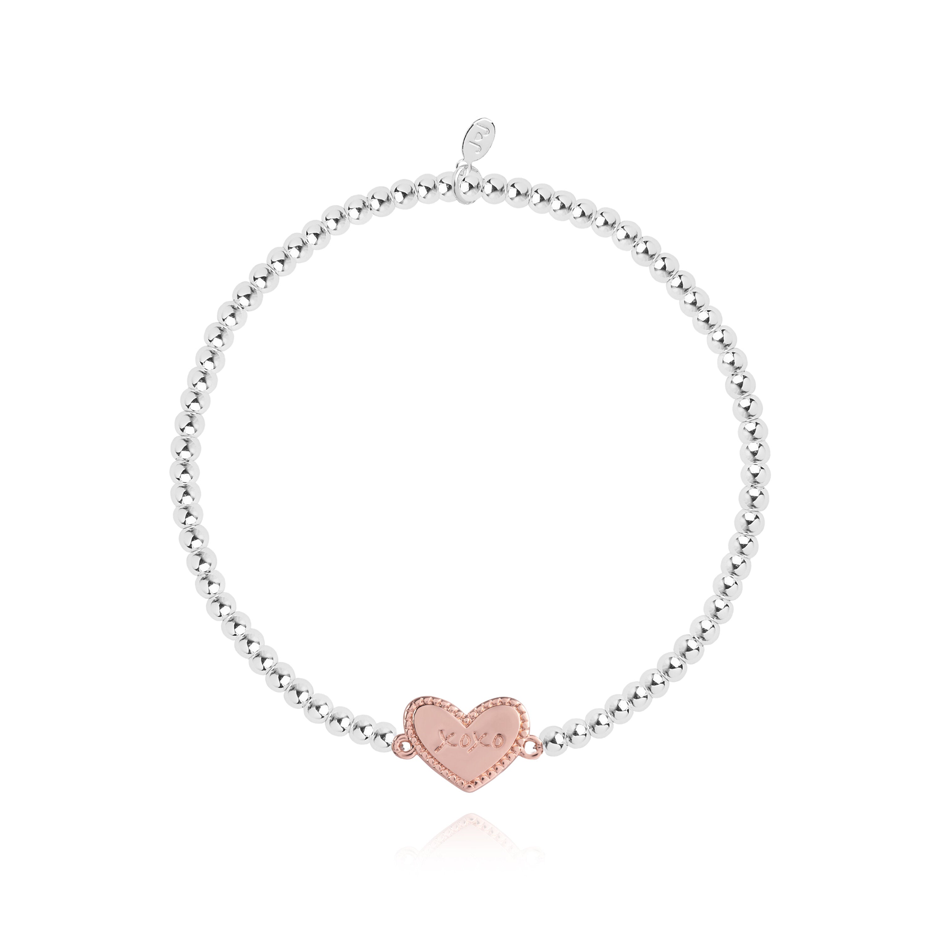 Joma Jewellery "Hugs Kisses And Birthday Wishes" Silver Bracelet