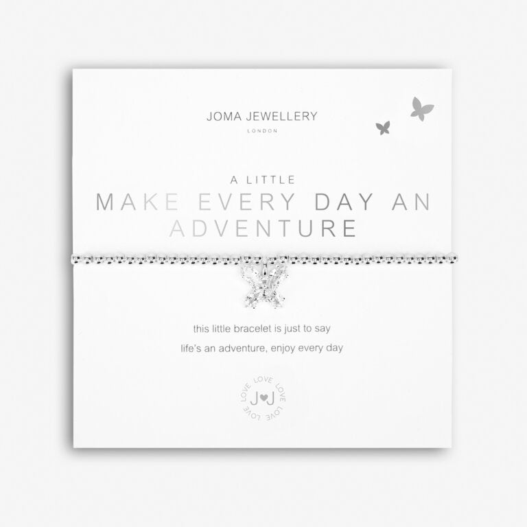 Joma Jewellery "Make Every Day An Adventure" Silver Bracelet