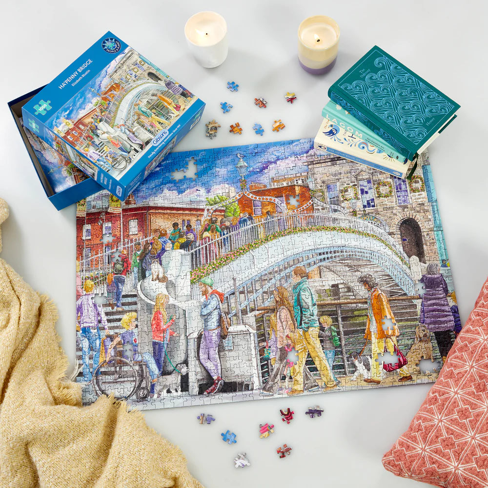 Gibson Games 1000 Piece Jigsaw "Ha'Penny Bridge"