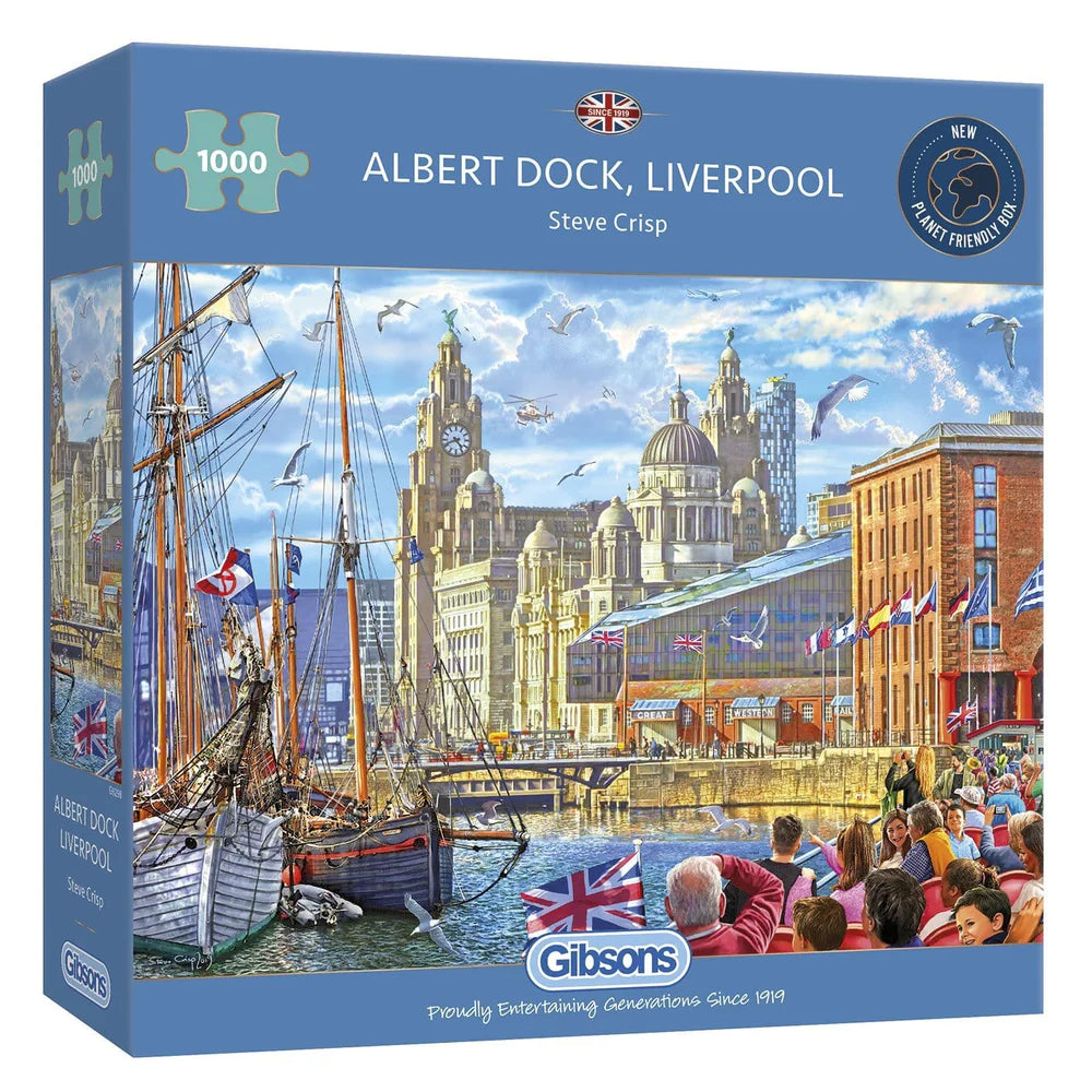Gibson Games 1000 Piece Jigsaw "Albert Dock Liverpool"