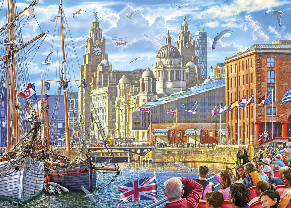 Gibson Games 1000 Piece Jigsaw "Albert Dock Liverpool"