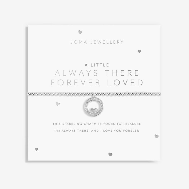 Joma Jewellery "Always There Forever Loved" Silver Bracelet