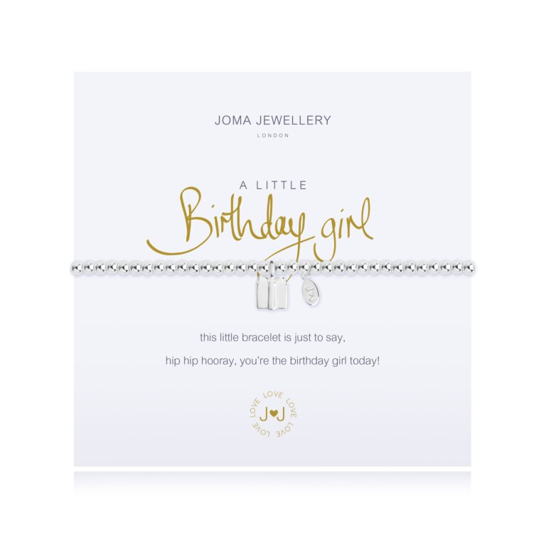 Joma Jewellery "Birthday Girl" Silver Bracelet