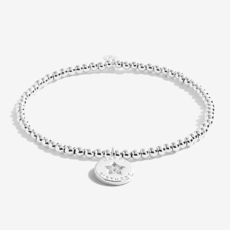 Joma Jewellery Children's "Happy Birthday" Silver Bracelet