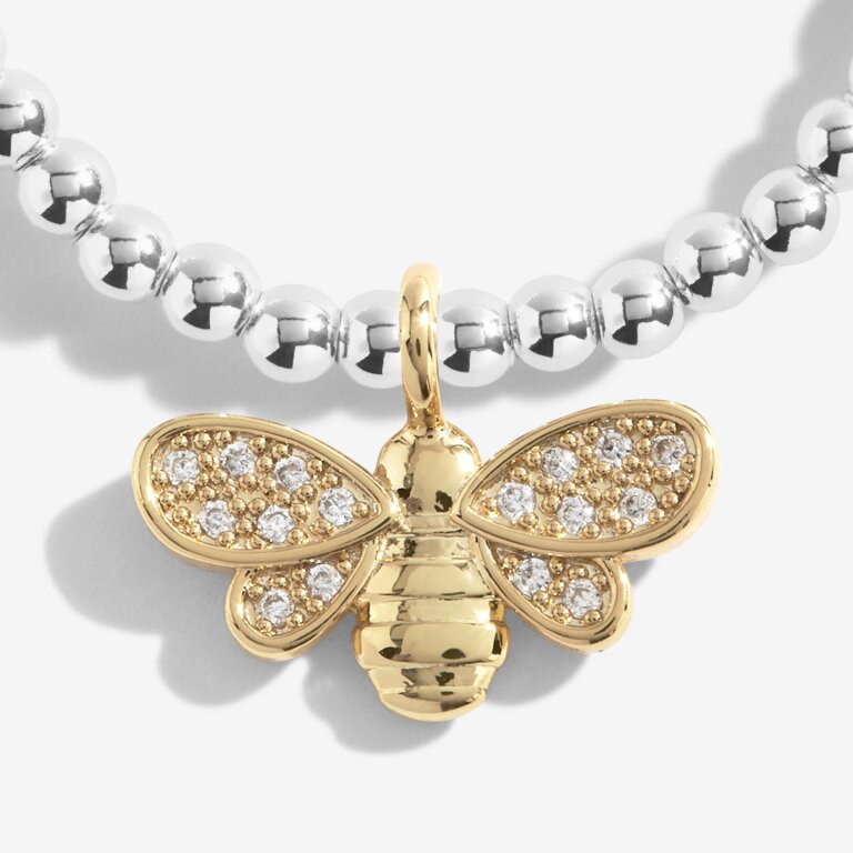 Joma Jewellery Children's "Happy Bee-Day" Silver Bracelet