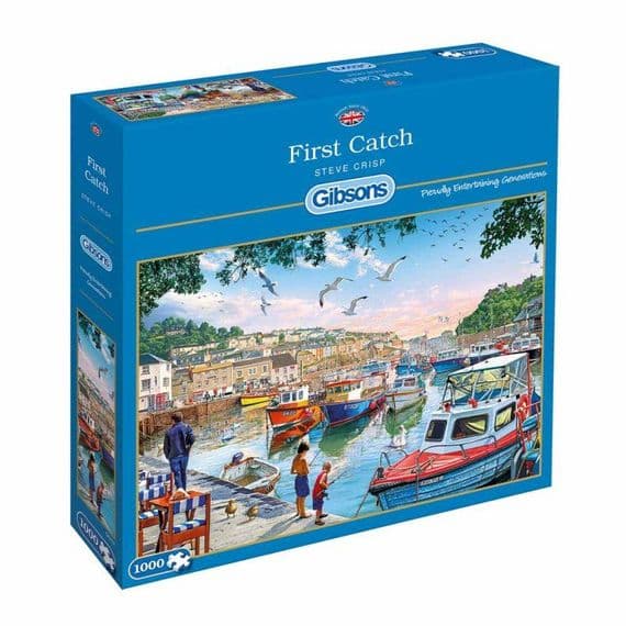 Gibson Games 1000 Piece Jigsaw "First Catch"