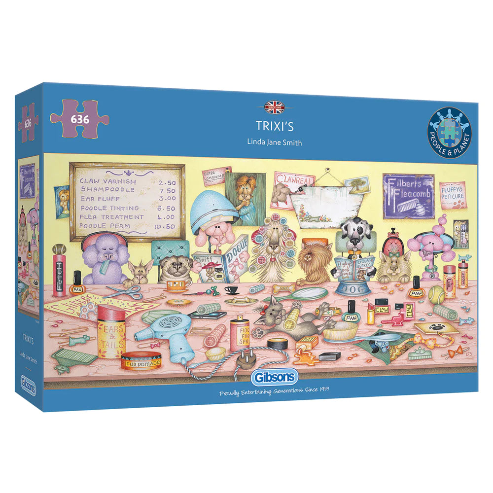 Gibson Games 636 Piece Jigsaw "Trixi's"