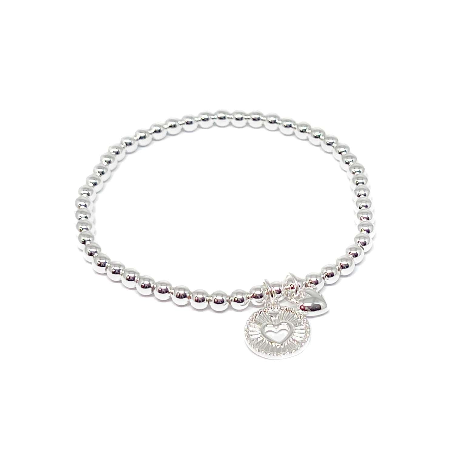 Clementine "Jovie Heart" Silver Bracelet
